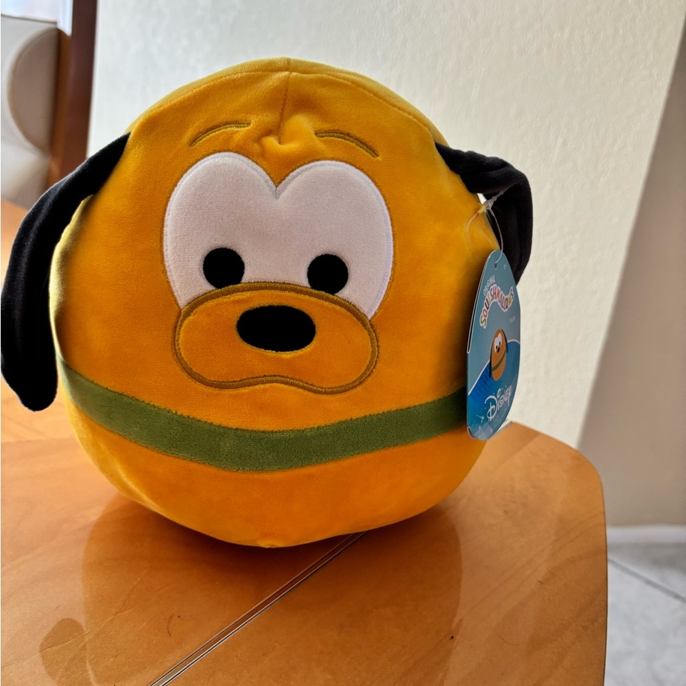 Disney Round Yellow Plush with Black Ears